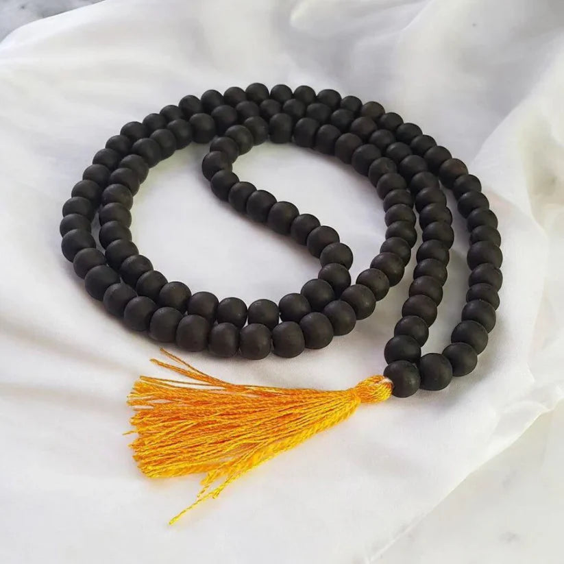 Original Karungali Malai – 108 Ebony Blackwood Beads (Lab Tested and Government Certified)